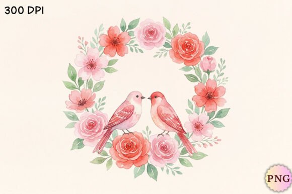 Download Watercolor Love Birds PNG Clipart - Love birds png Collection