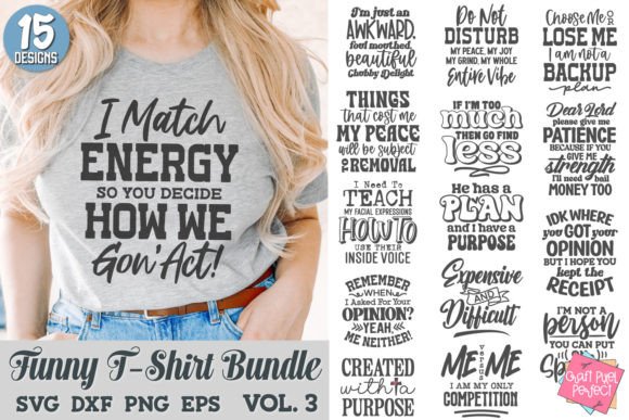 Download Funny Tshirt Bundle, Sarcastic Quotes - Shirt Collection