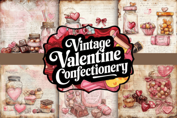 Download Vintage Valentine Confectionery Journal - Vintage Collection