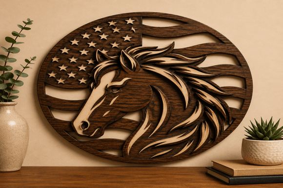Download Horse Wall Art SVG Laser Cut File - Premium Resources
