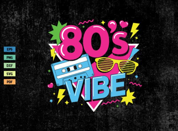 Download Retro 80s Vibe Vintage Shirt SVG PNG - Shirt Collection