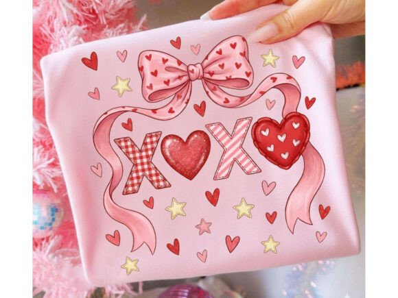 Download XOXO Coquette Bow Valentine Shirt Png - Shirt Collection