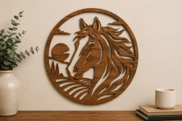 Download Horse Wall Art SVG Laser Cut File - Premium Bundle