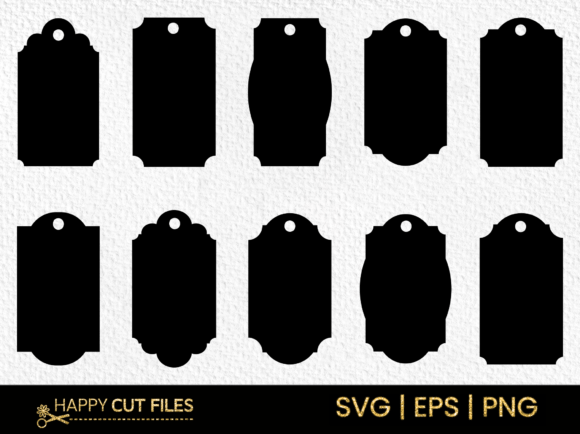 Download Vintage Gift Tags Svg Bundle Cutfiles - Vintage Collection