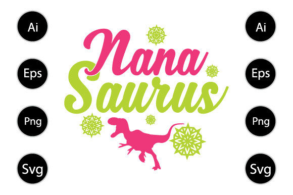 Download Nana Saurus T Shirt Design - Shirt Collection