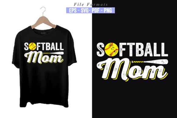 Download Softball Mom SVG T-Shirt Design - Shirt Collection