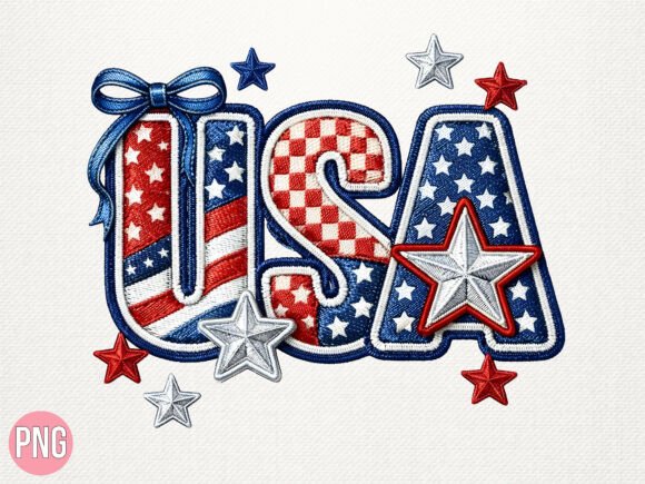 Download USA Patriotic Embroidery Style Shirt PNG - Shirt Collection
