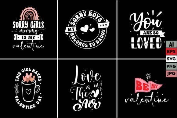 Download Valentine's Day Bundle T Shirt Design - Shirt Collection