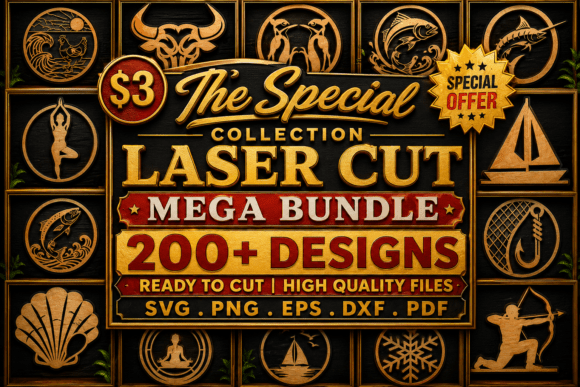 Download The Special Laser Cut Mega SVG Bundle - Premium Bundle