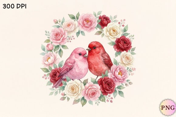 Download Watercolor Love Birds PNG Clipart - Love birds png Collection
