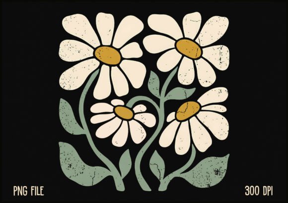 Download Vintage Daisy Flower Shirt - Shirt Collection