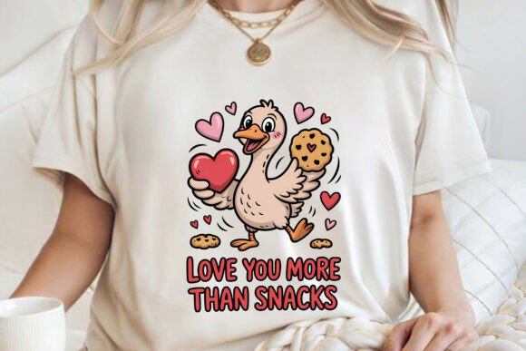 Download Silly Goose Funny Valentine Snacks Shirt - Shirt Collection