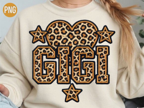 Download Gigi Leopard Print Embroidery PNG SHIRT - Shirt Collection