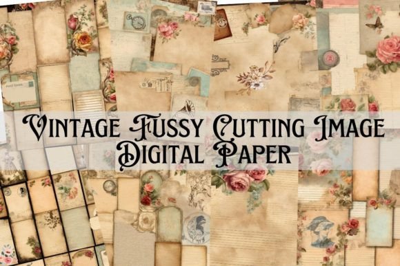 Download Vintage Post Fussy Cutting Image - Vintage Collection