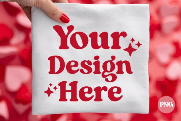 Download Valentine Hand Held Shirt Mockup - Shirt Collection