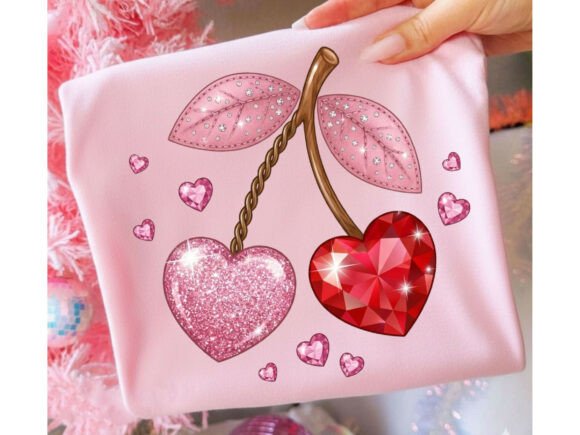 Download Retro Coquette Cherry Valentine Shirt Png - Shirt Collection
