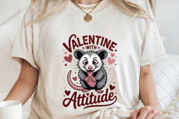 Download Valentine with Attitude Possum Shirt PNG - Shirt Collection