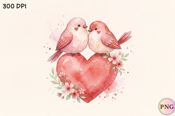 Download Watercolor Love Birds PNG Clipart - Love birds png Collection