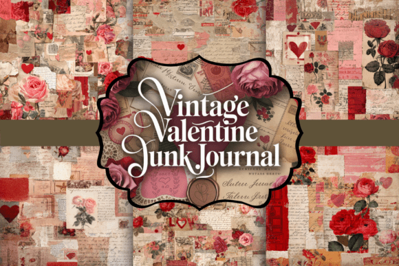 Download Vintage Valentine Junk Journal - Vintage Collection